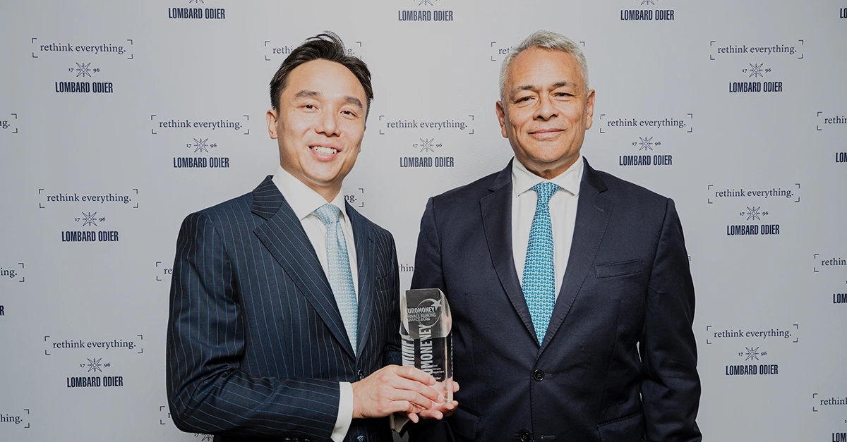 Lombard Odier named Asia’s Best for Discretionary Portfolio Management at the Euromoney Private Banking Awards – an inaugural win for the region 