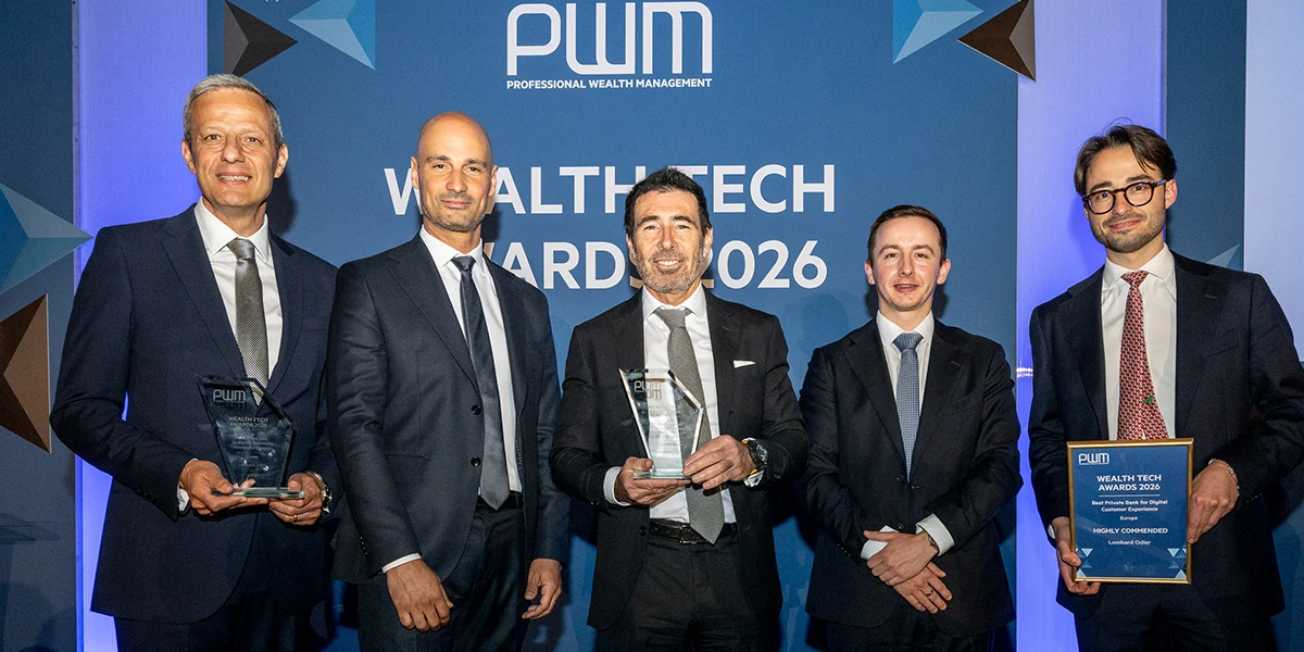 Lombard Odier earns dual recognition at the PWM Wealth Tech Awards 2026 for its next-generation digital platforms