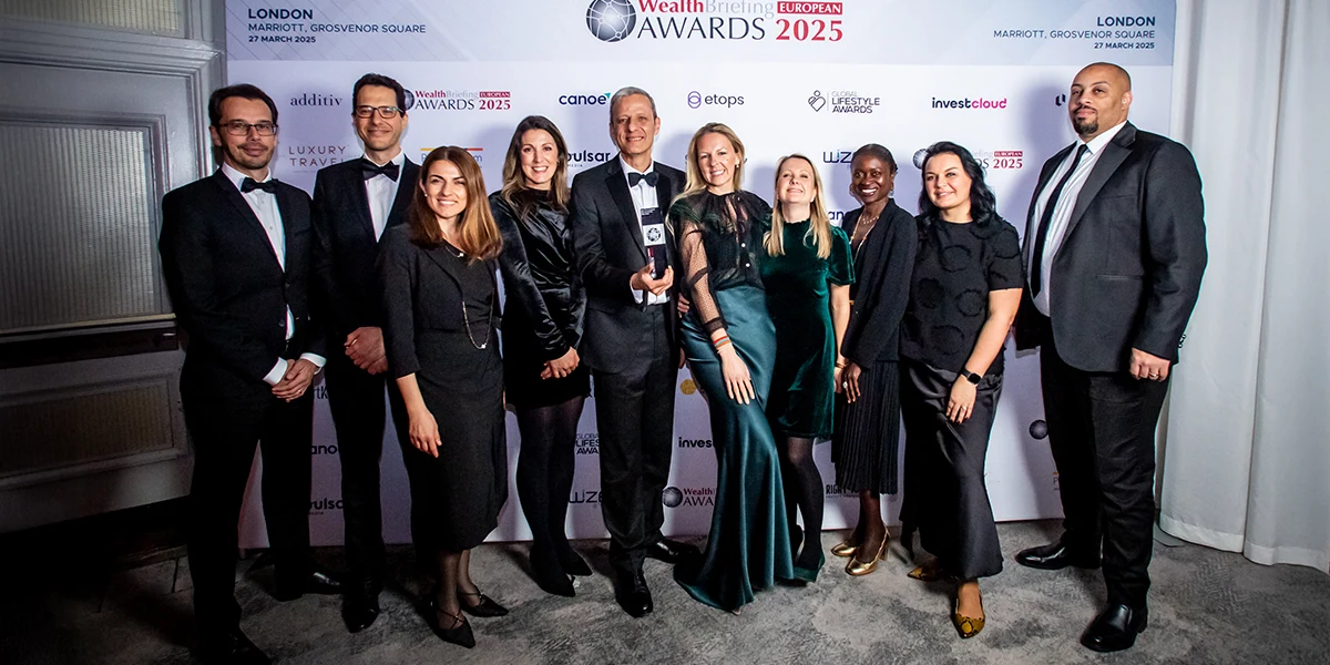 Lombard Odier wins best technology outsourcing solution at the WealthBriefing European Awards 2025