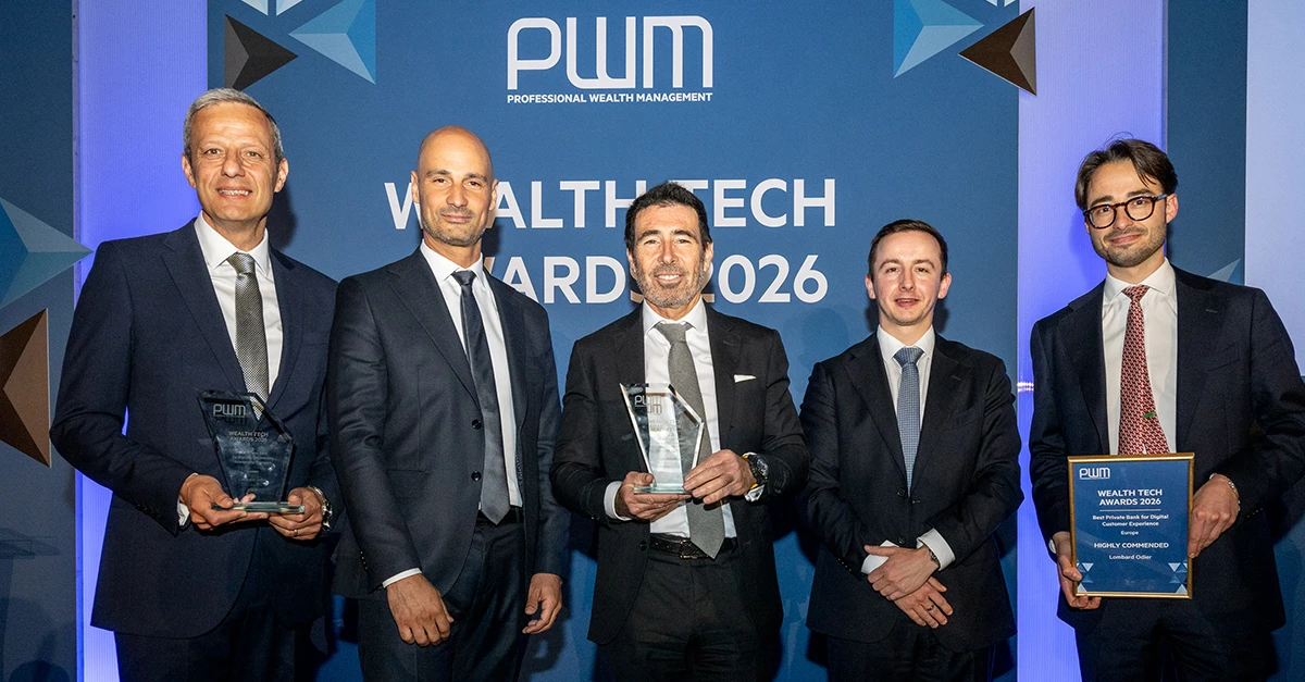 Lombard Odier earns dual recognition at the PWM Wealth Tech Awards 2026 for its next-generation digital platforms